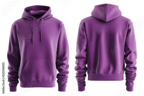 Wallpaper Mural Purple hooded sweatshirt mockup set isolated a white background Torontodigital.ca
