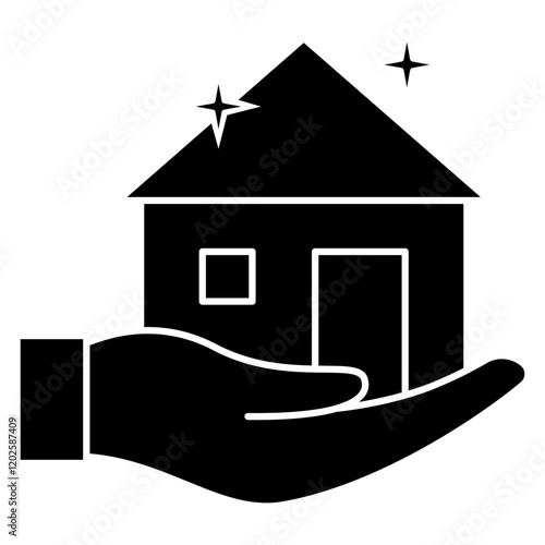 home service cleaning icon vector