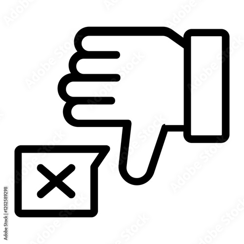 dislike icon