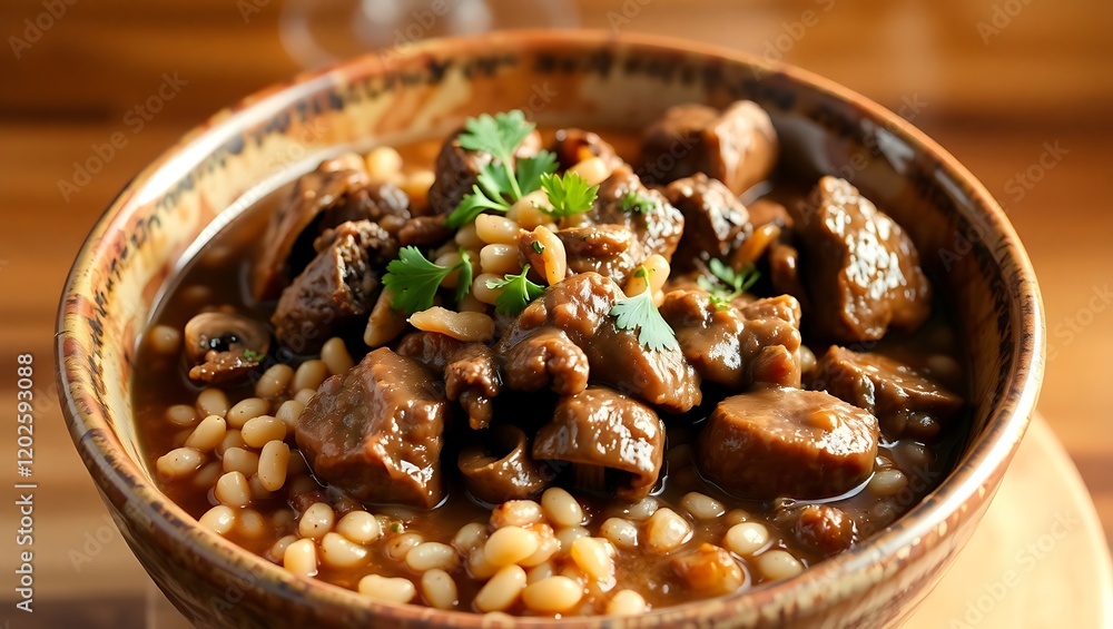 Hearty Beef, Mushroom, and Barley Bowl Hearty Beef, Mushroom, and Barley Bowl