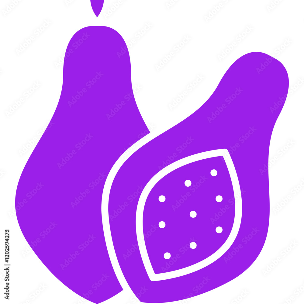Papaya icon single vector illustration Papaya icon single vector illustration