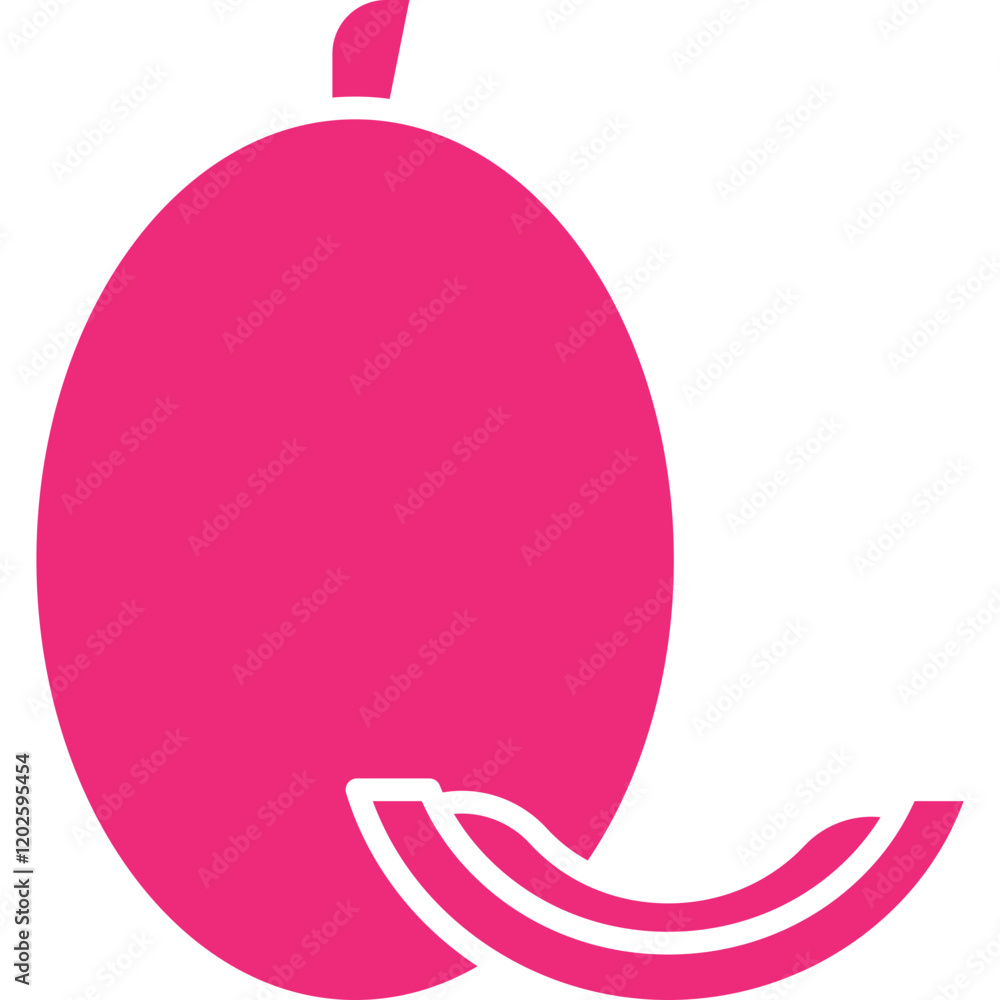 Rockmelon icon single vector illustration Rockmelon icon single vector illustration