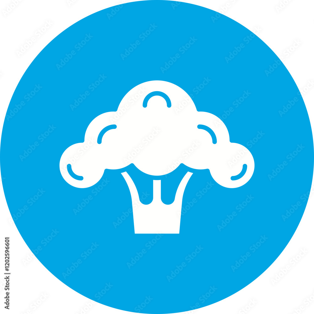 Broccoli icon single vector illustration Broccoli icon single vector illustration