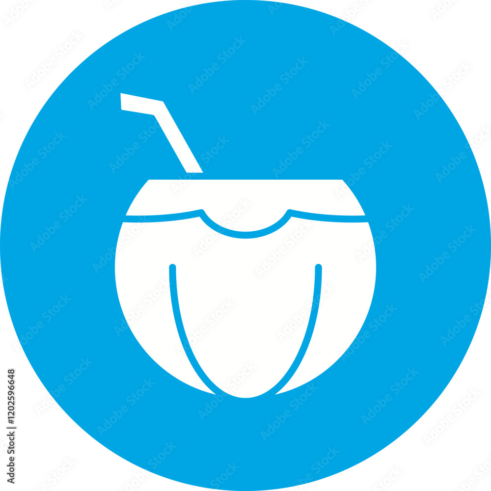 Coconut icon single vector illustration Coconut icon single vector illustration