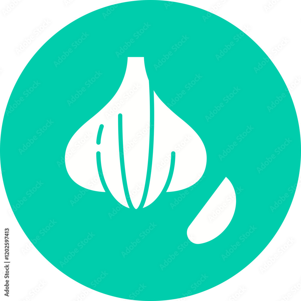 Garlic icon single vector illustration Garlic icon single vector illustration