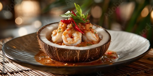 Coconut Shrimp Dish, Restaurant Style photo