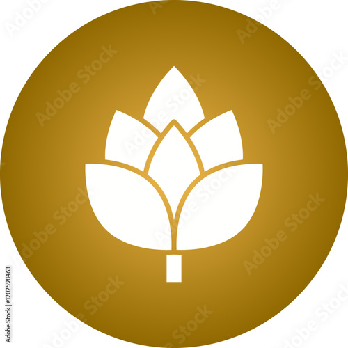 Artichoke icon single vector illustration