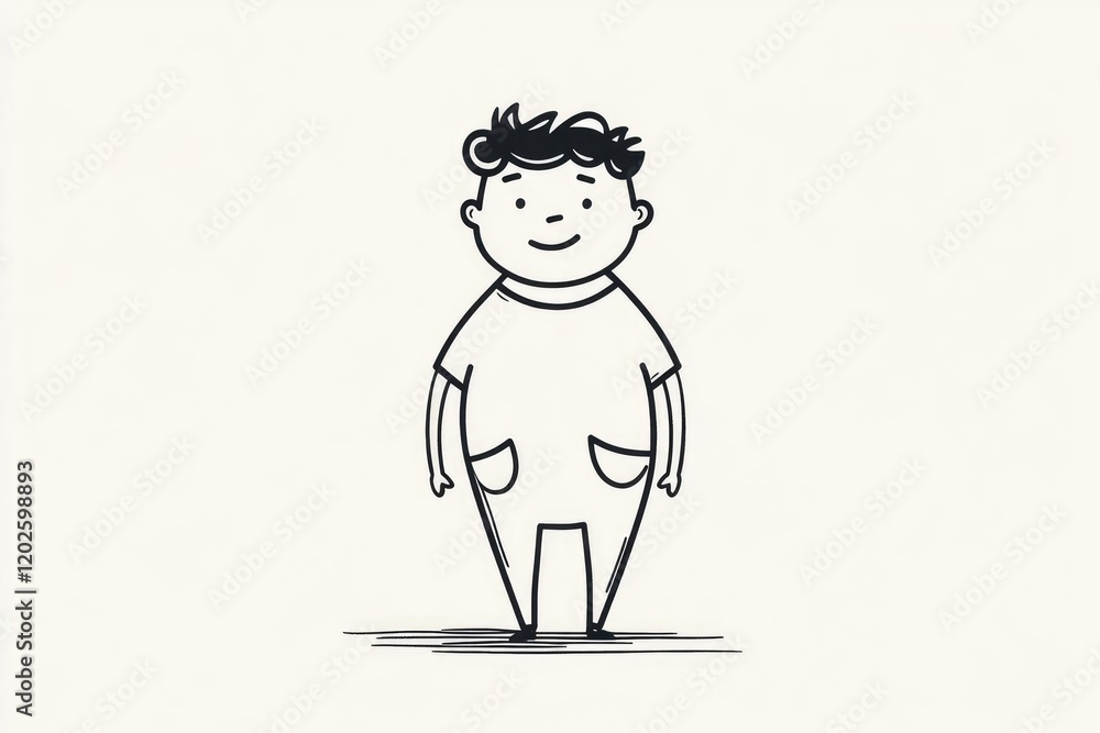 simple line art depicting person with empty pockets simple line art depicting person with empty pockets