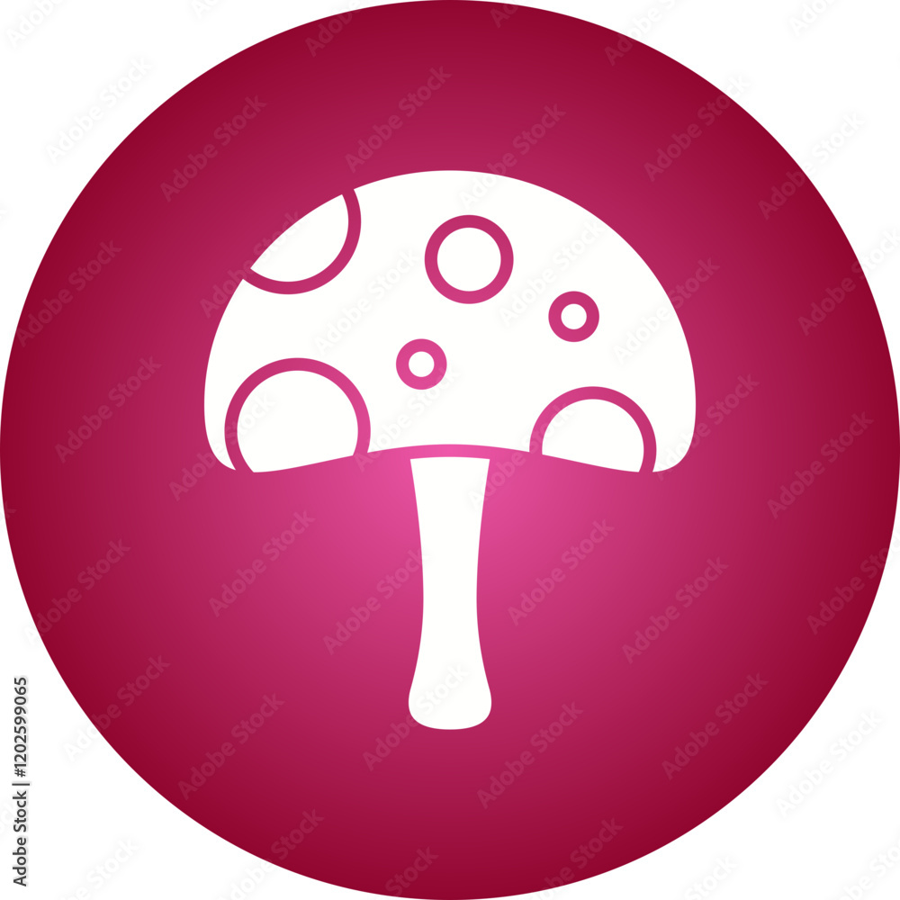 Mushroom icon single vector illustration Mushroom icon single vector illustration