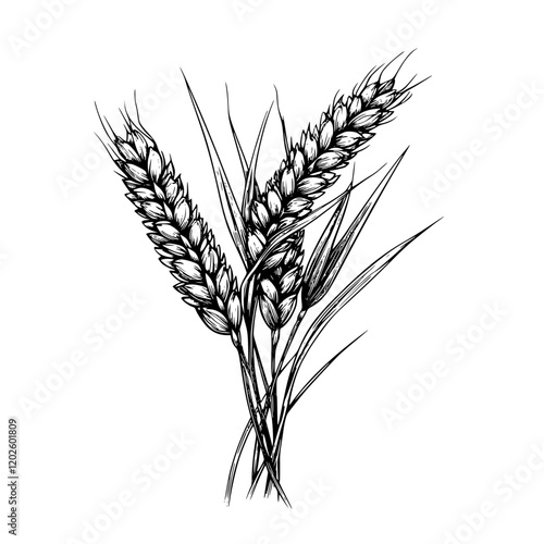 Wheat stalks stand tall in a sunlit field capturing the essence of harvest and nature's bounty