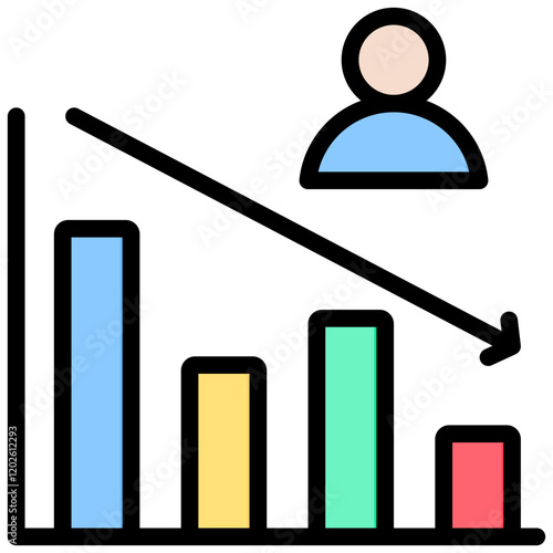 Churn Outline Color Icon