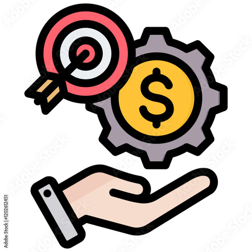Incentive Outline Color Icon