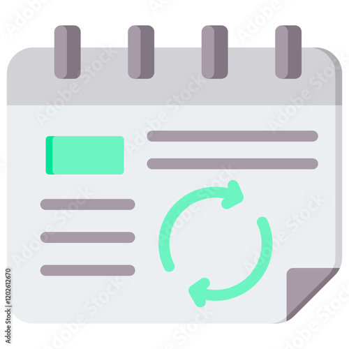 Autorenewal Flat Icon