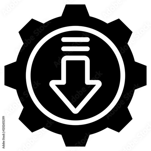 Downgrade Glyph Icon