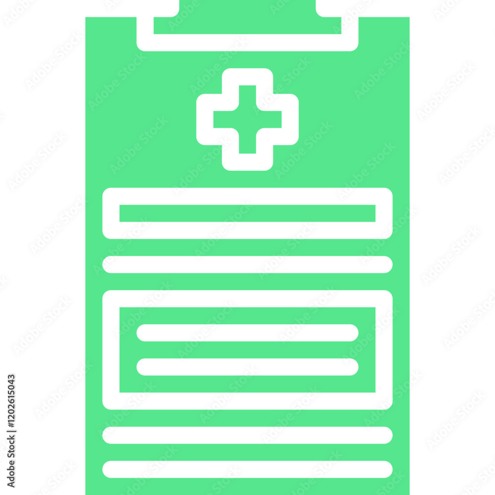 Medical Report icon single vector illustration Medical Report icon single vector illustration