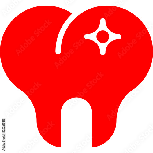 Teeth icon single vector illustration