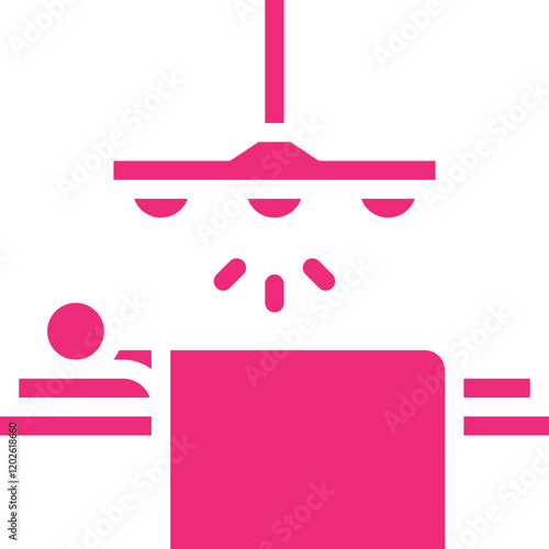 Operating Room Light icon single vector illustration