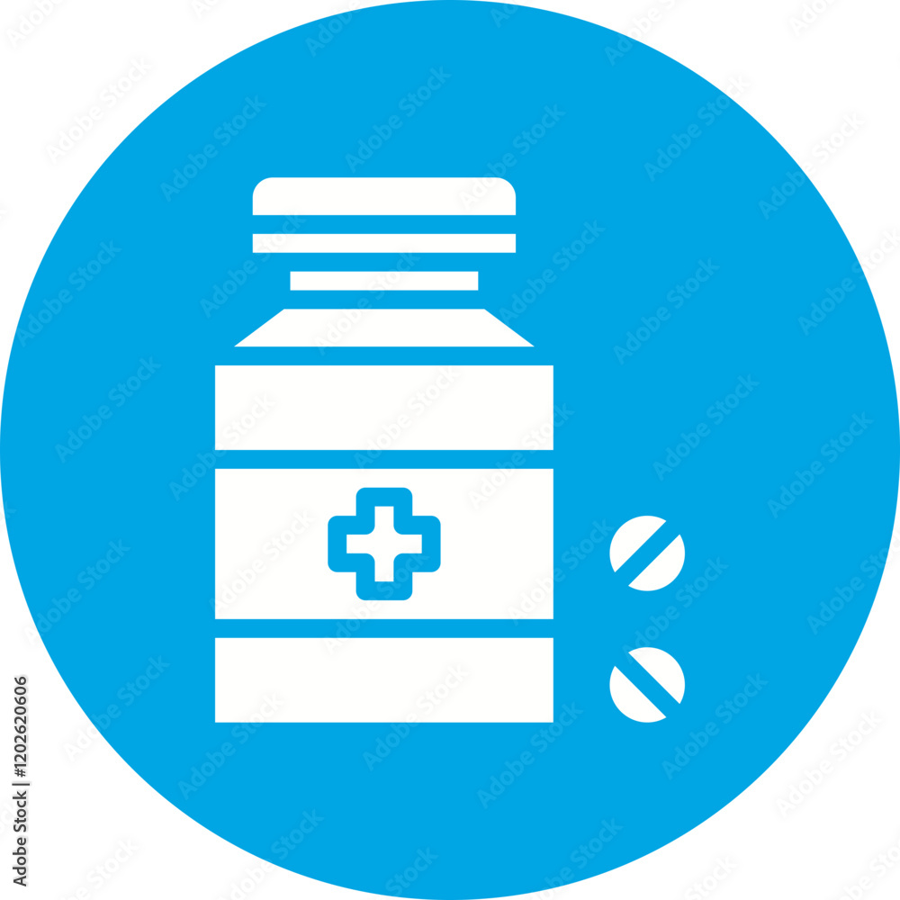 Obraz premium Tablets icon single vector illustration