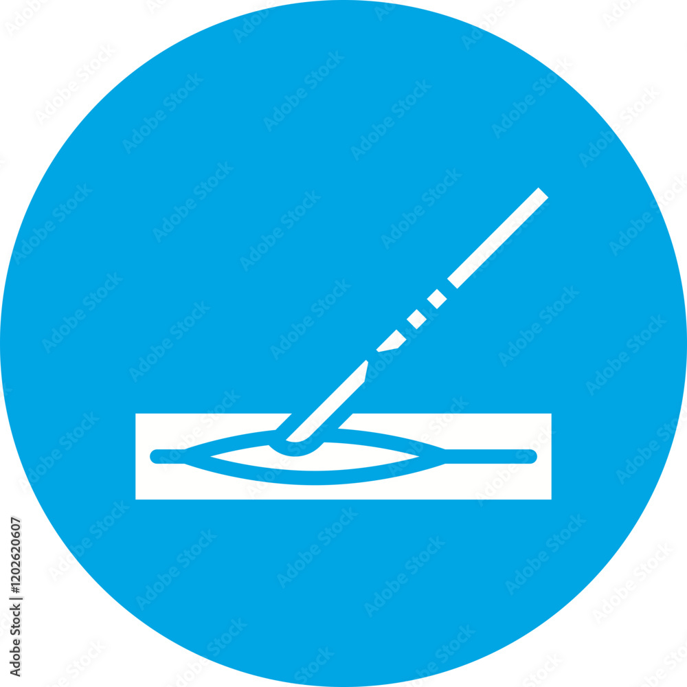Surgerical Cut icon single vector illustration Surgerical Cut icon single vector illustration