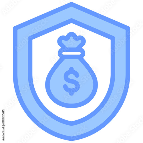 Capital Preservation Blue Icon