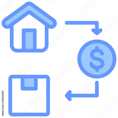Asset Class Blue Icon