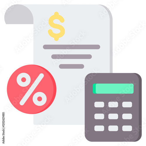 Tax Efficiency Flat Icon