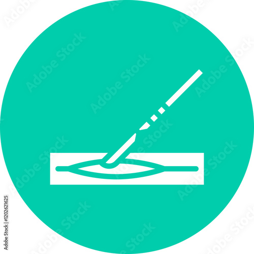 Surgerical Cut icon single vector illustration