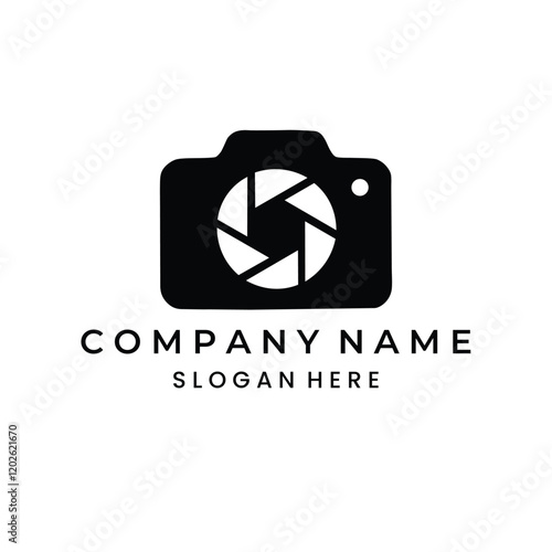 Camara icon or logo with a white background