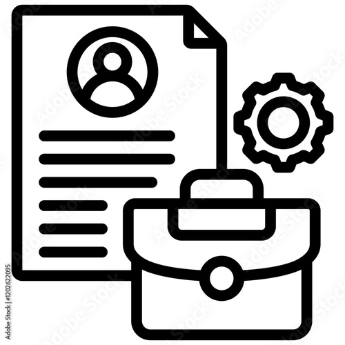 Portfolio Outline Icon