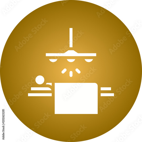 Operating Room Light icon single vector illustration