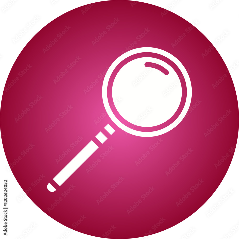 Magnifying glass icon single vector illustration Magnifying glass icon single vector illustration
