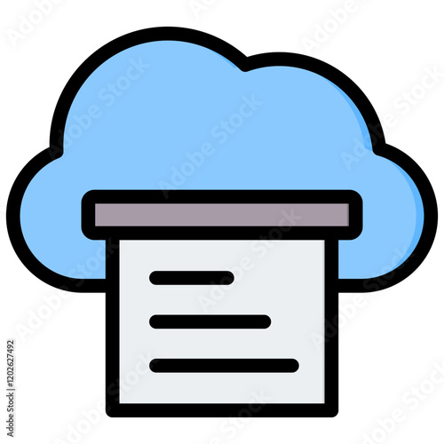 Containerization Outline Color Icon