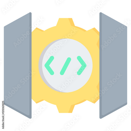 Api Gateway Flat Icon