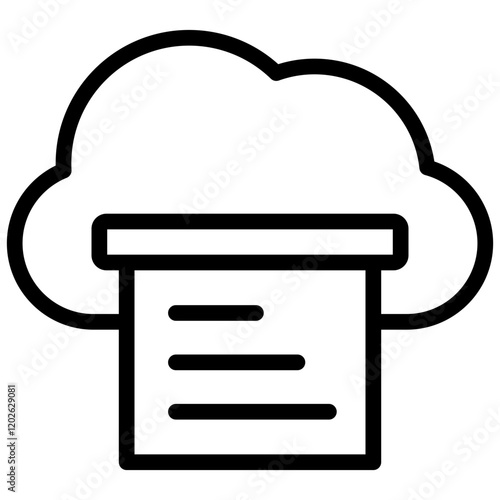 Containerization Outline Icon