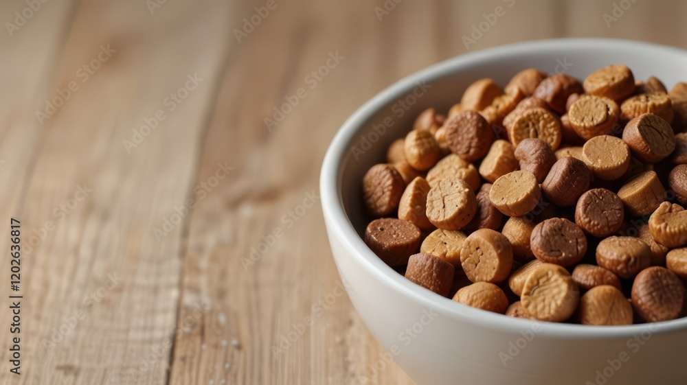 close-up of a bowl filled with small, round objects, possibly cookies or crackers. close-up of a bowl filled with small, round objects, possibly cookies or crackers.
