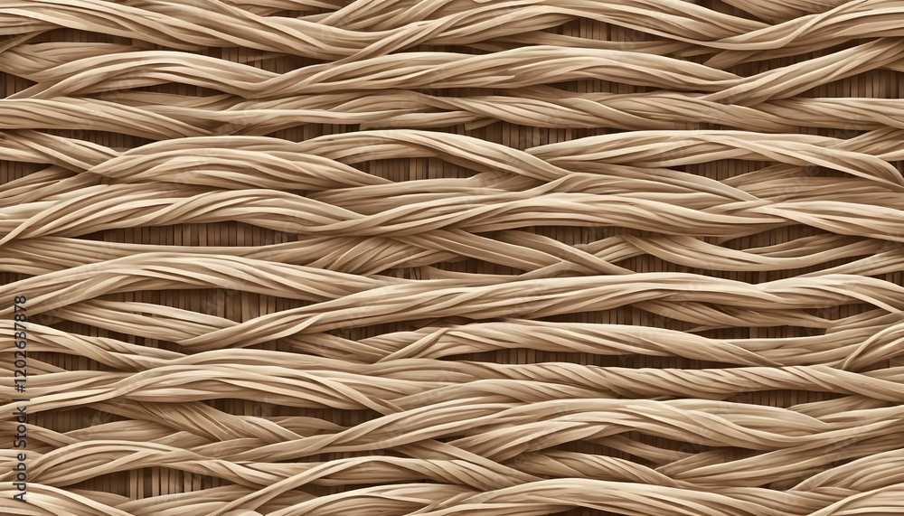 close-up of a wicker basket. Close-up woven texture with intertwining strands in warm beige and light brown
close-up of a wicker basket. Close-up woven texture with intertwining strands in warm beige and light brown