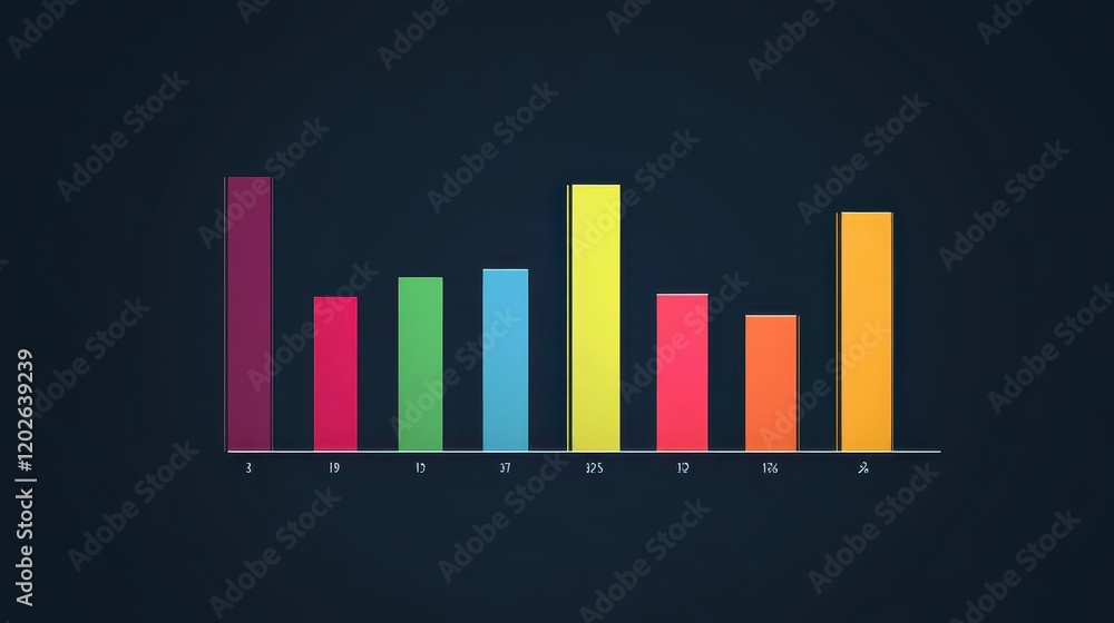 Fototapeta premium revenue trends flat design side view technology theme animation Complementary Color Scheme