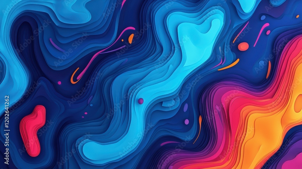 statistical report flat design top view formal theme water color vivid statistical report flat design top view formal theme water color vivid