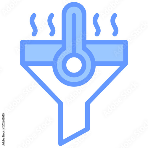 Warm Lead Blue Icon