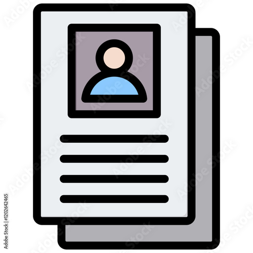 Persona Outline Color Icon