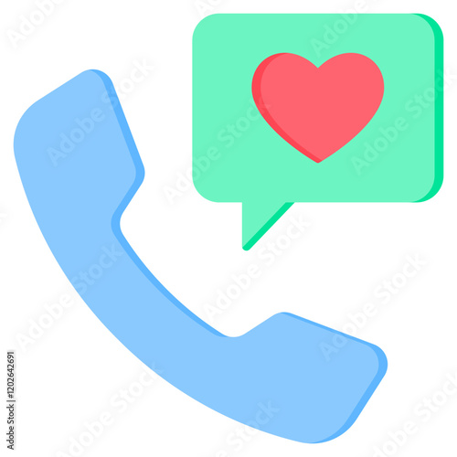 Cold Calling Flat Icon