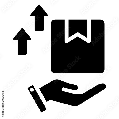 Up Selling Glyph Icon