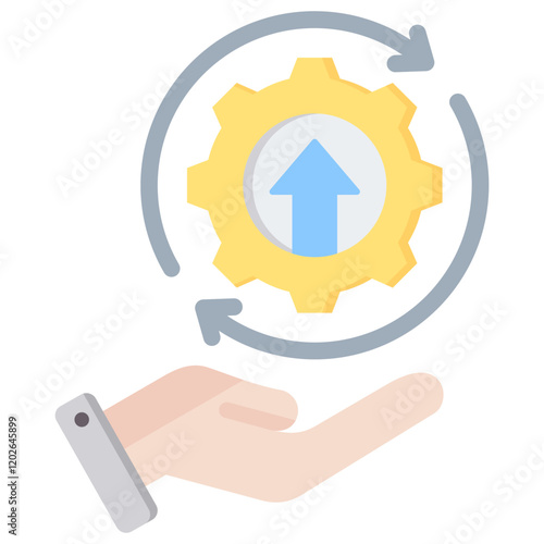 Continuous Improvement Flat Icon