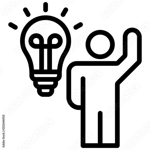 Motivation Outline Icon