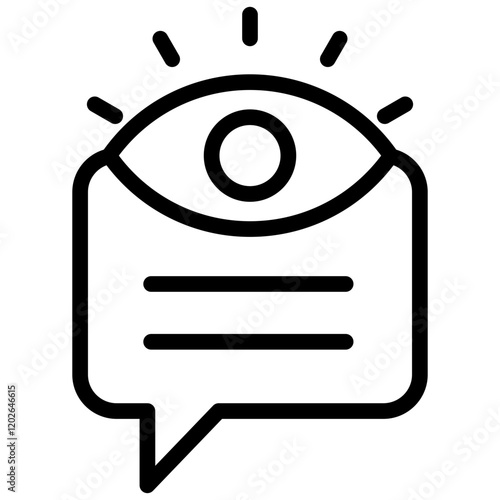 Vision Statement Outline Icon
