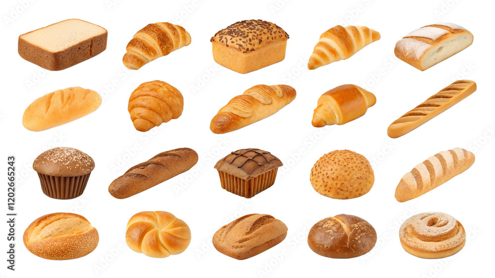 set of bread set of bread
