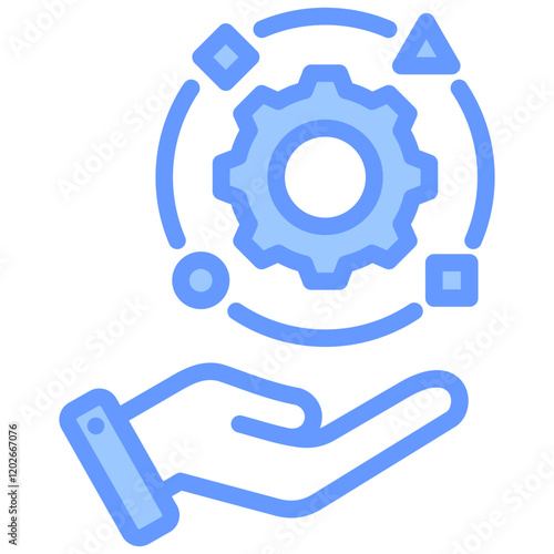 Adaptability Blue Icon