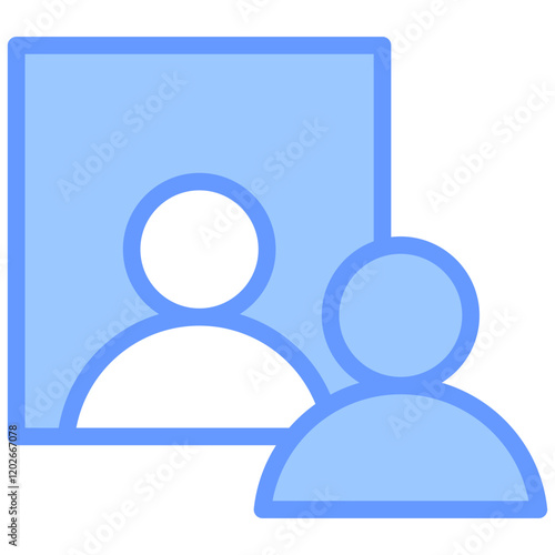 Reflection Blue Icon