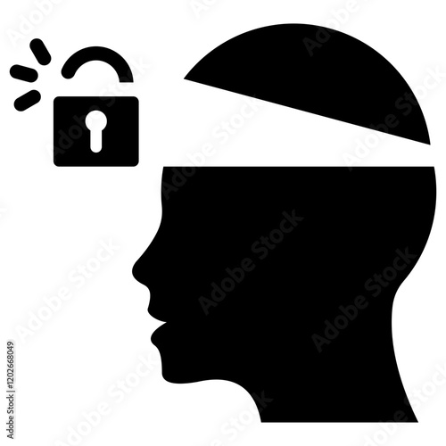 Open Minded Glyph Icon