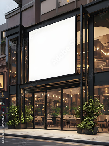billboard on the street mockup